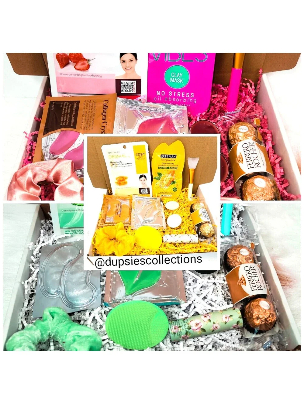 Wmen Gift Box Self-Care Basket and Facial Gift Set